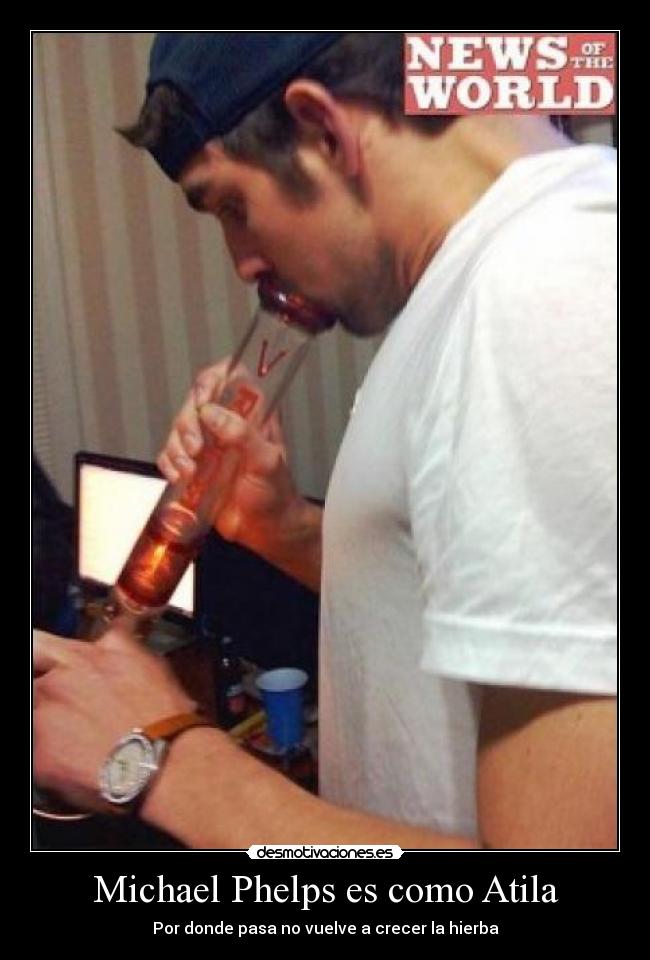 Michael Phelps es como Atila - Por donde pasa no vuelve a crecer la hierba