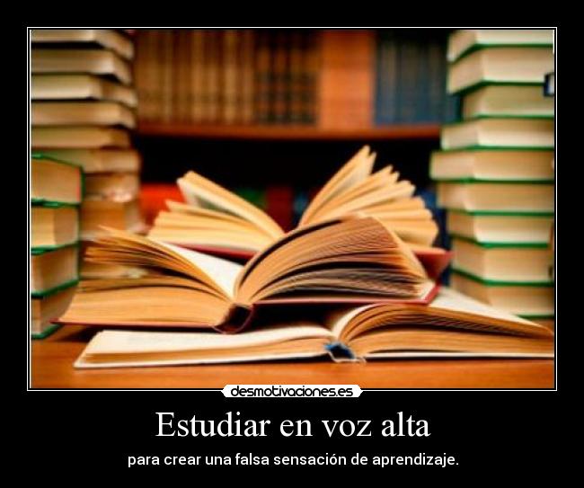 Estudiar en voz alta - 