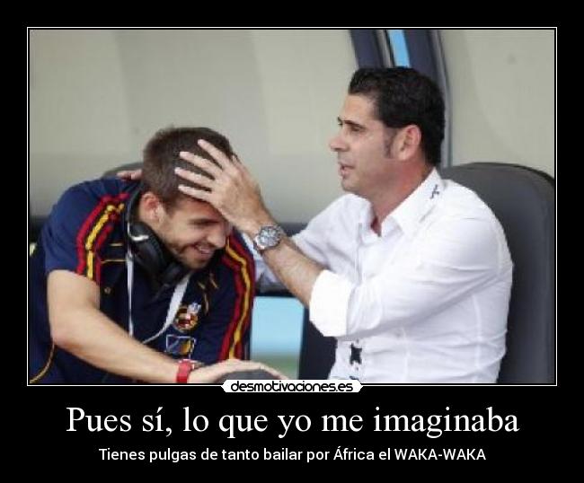 Pues sí, lo que yo me imaginaba - Tienes pulgas de tanto bailar por África el WAKA-WAKA
