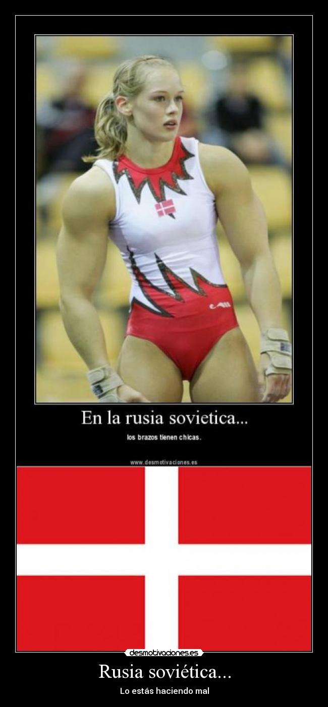 Rusia soviética... - Lo estás haciendo mal