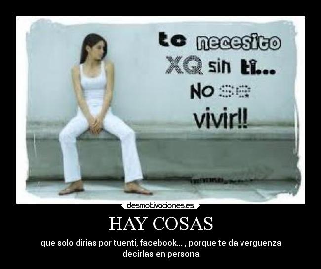 HAY COSAS -