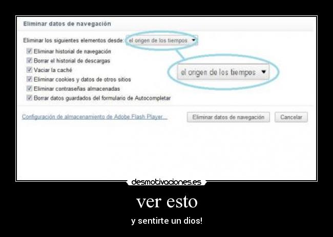 ver esto - y sentirte un dios!