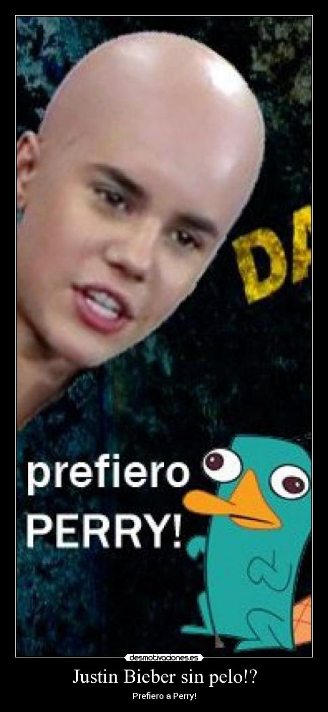 Justin Bieber sin pelo!? -