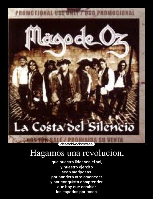 Hagamos una revolucion, -