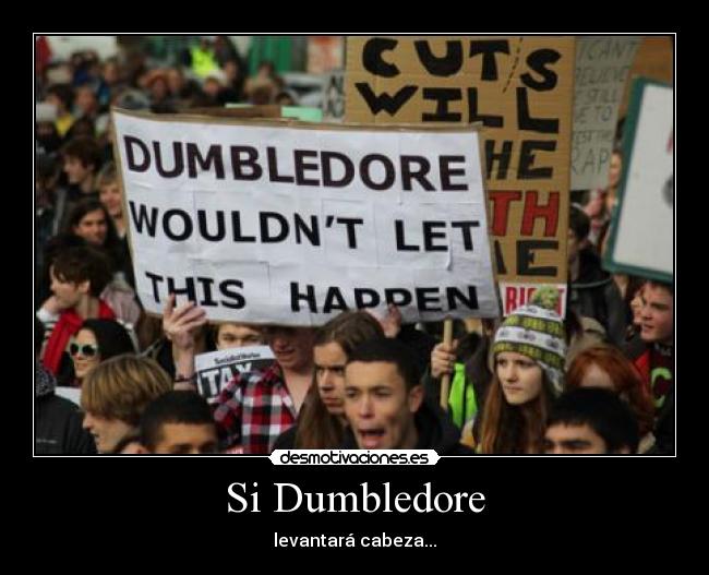 Si Dumbledore - levantará cabeza...