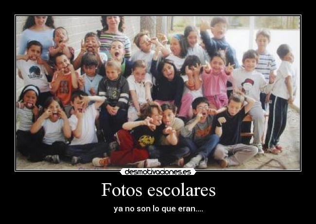 Fotos escolares -