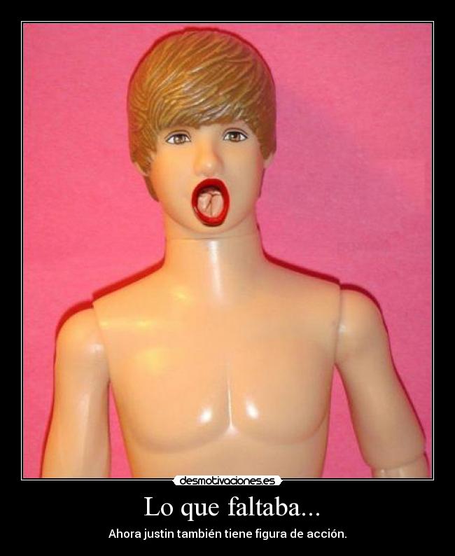 Lo que faltaba... - Ahora justin también tiene figura de acción.