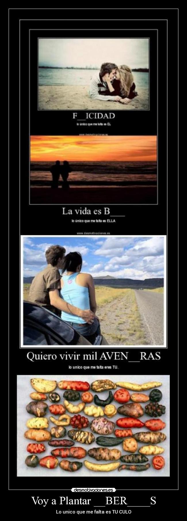 Voy a Plantar __BER____S - Lo unico que me falta es TU CULO