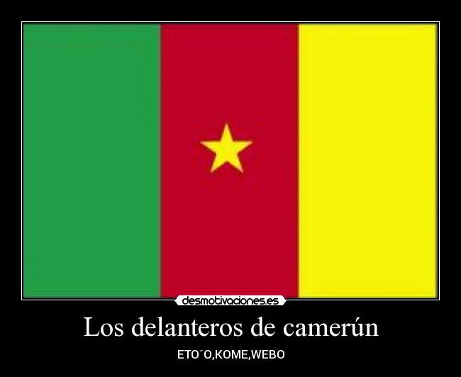 Los delanteros de camerún -