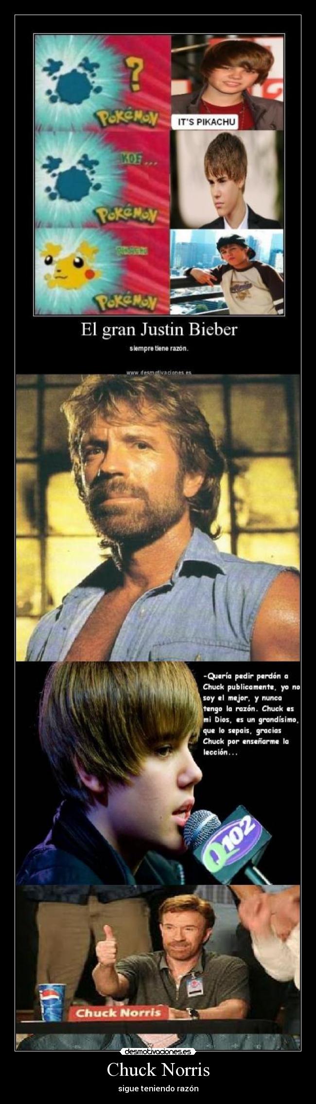Chuck Norris - sigue teniendo razón