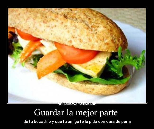 Guardar la mejor parte -