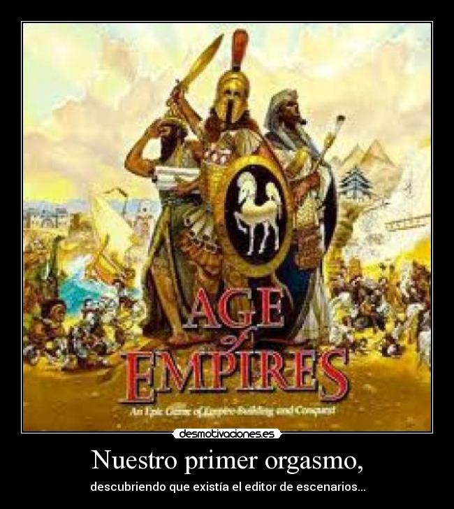 Nuestro primer orgasmo, - 