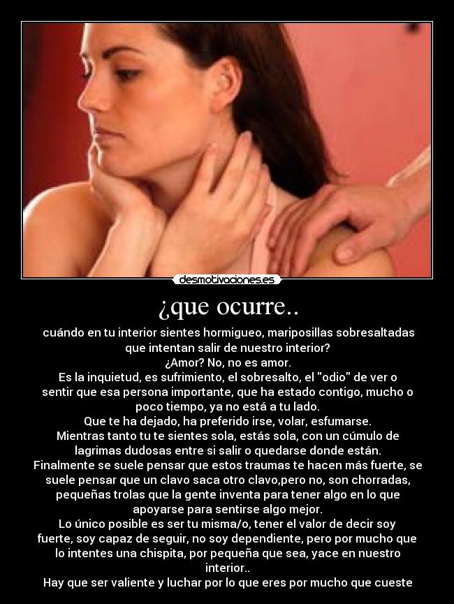 ¿que ocurre.. - 