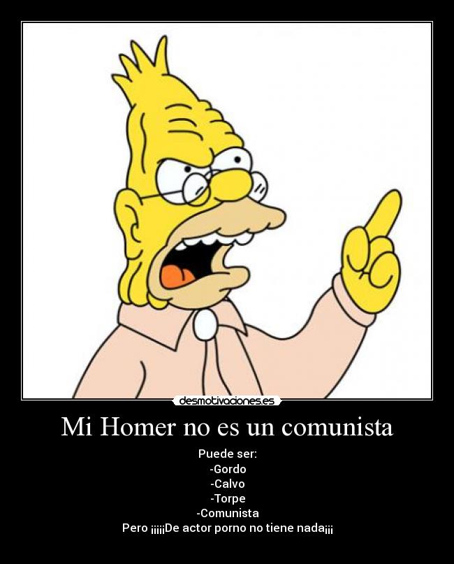 Mi Homer no es un comunista - 
