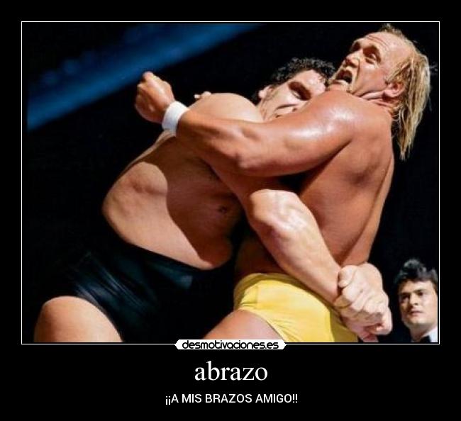 abrazo - ¡¡A MIS BRAZOS AMIGO!!