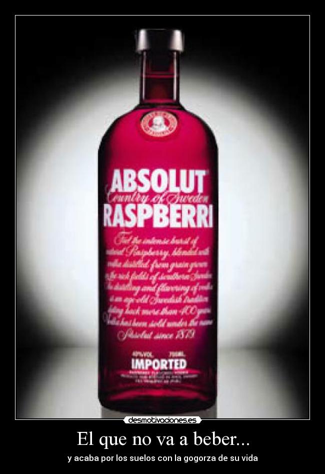 El que no va a beber... - 