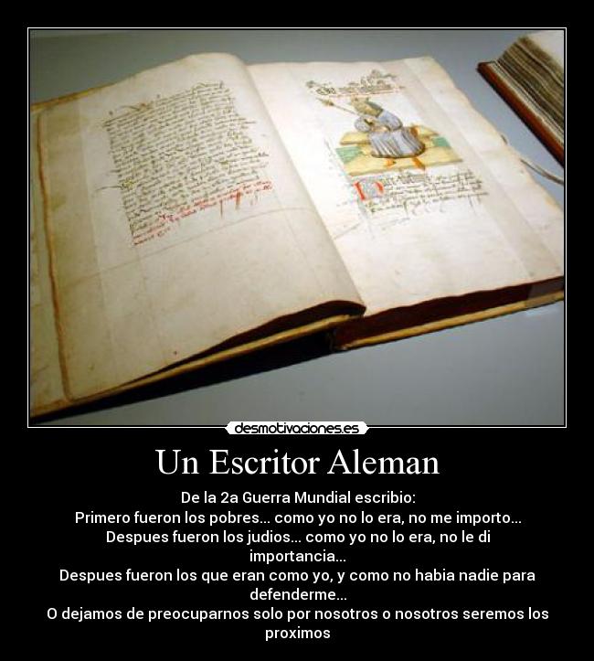 Un Escritor Aleman -