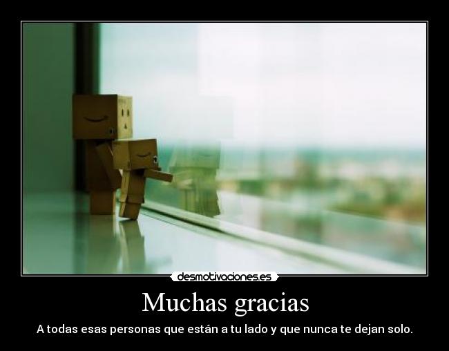 Muchas gracias -