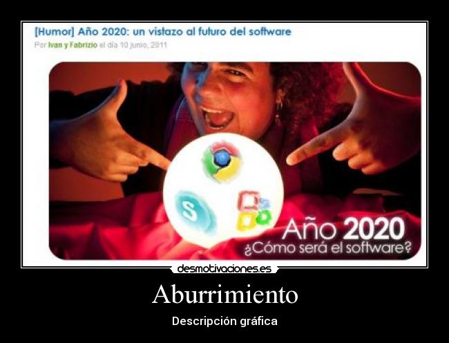 Aburrimiento - Descripción gráfica