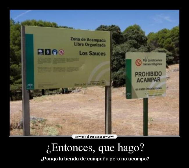 ¿Entonces, que hago? - 