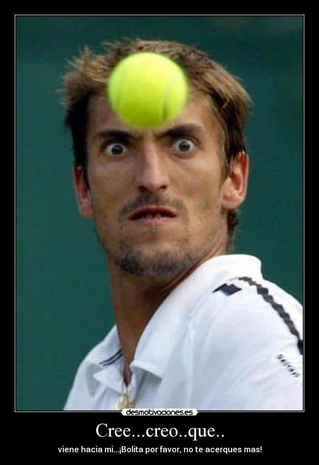 Cree...creo..que.. - viene hacia mi...¡Bolita por favor, no te acerques mas!