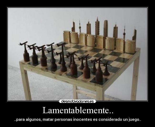 Lamentablemente.. -