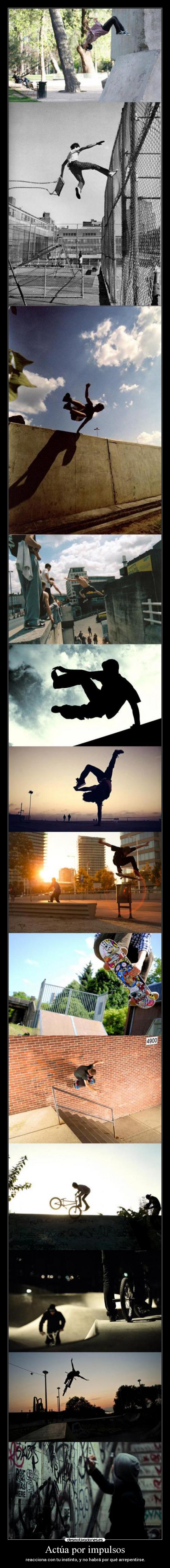 Actúa por impulsos -