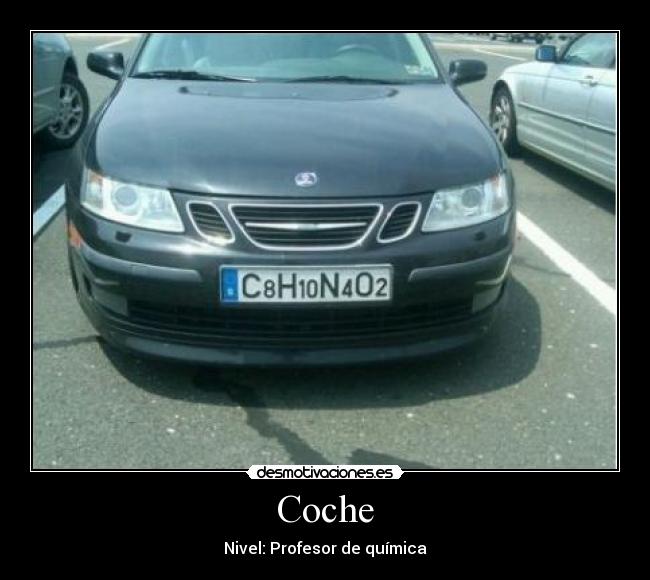 Coche - Nivel: Profesor de química