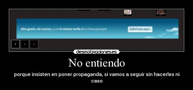 No entiendo - 