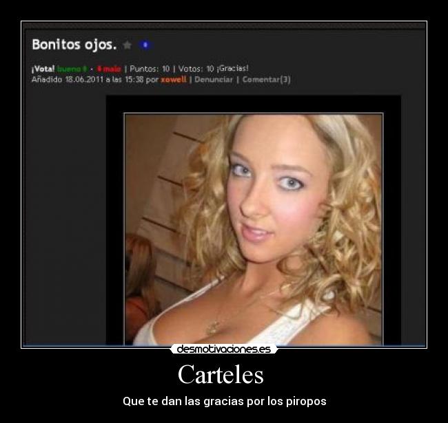 Carteles - Que te dan las gracias por los piropos