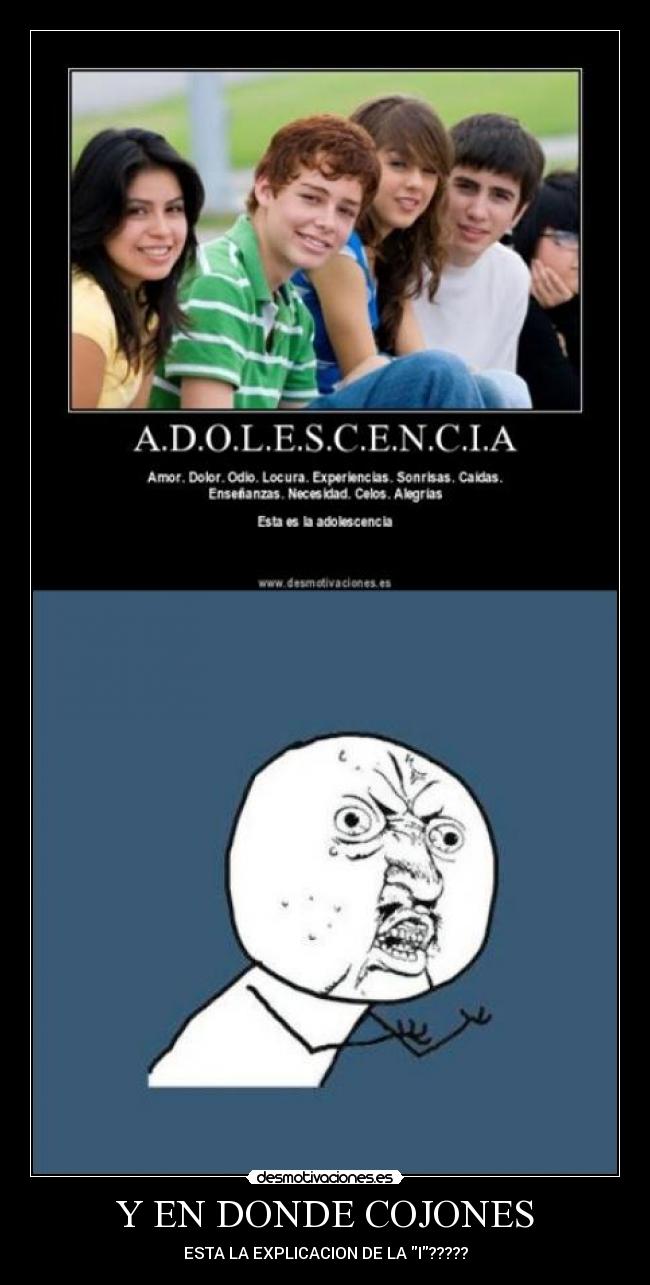 Y EN DONDE COJONES - ESTA LA EXPLICACION DE LA I?????