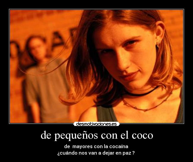 de pequeños con el coco -