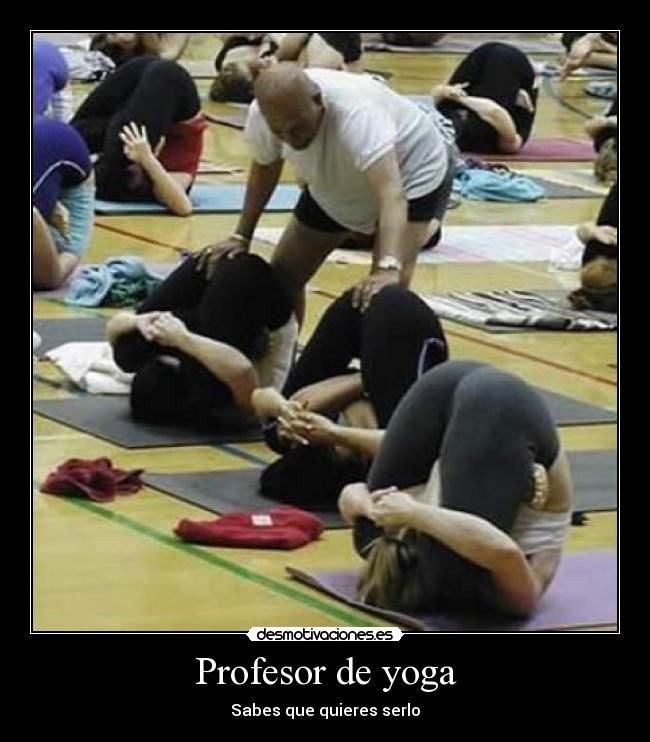 Profesor de yoga -