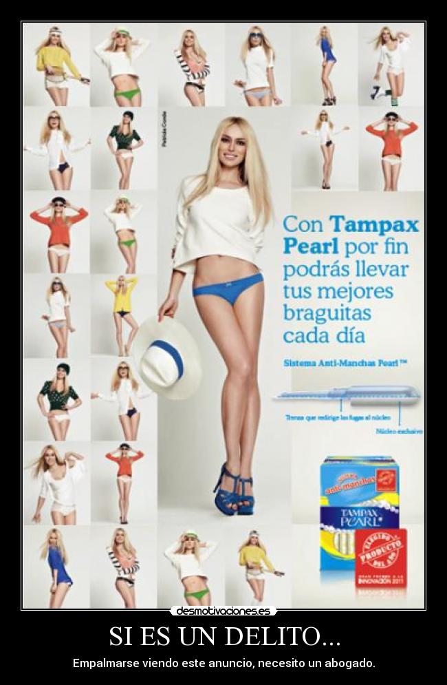 SI ES UN DELITO... - Empalmarse viendo este anuncio, necesito un abogado.