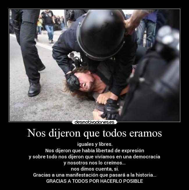 Nos dijeron que todos eramos - 