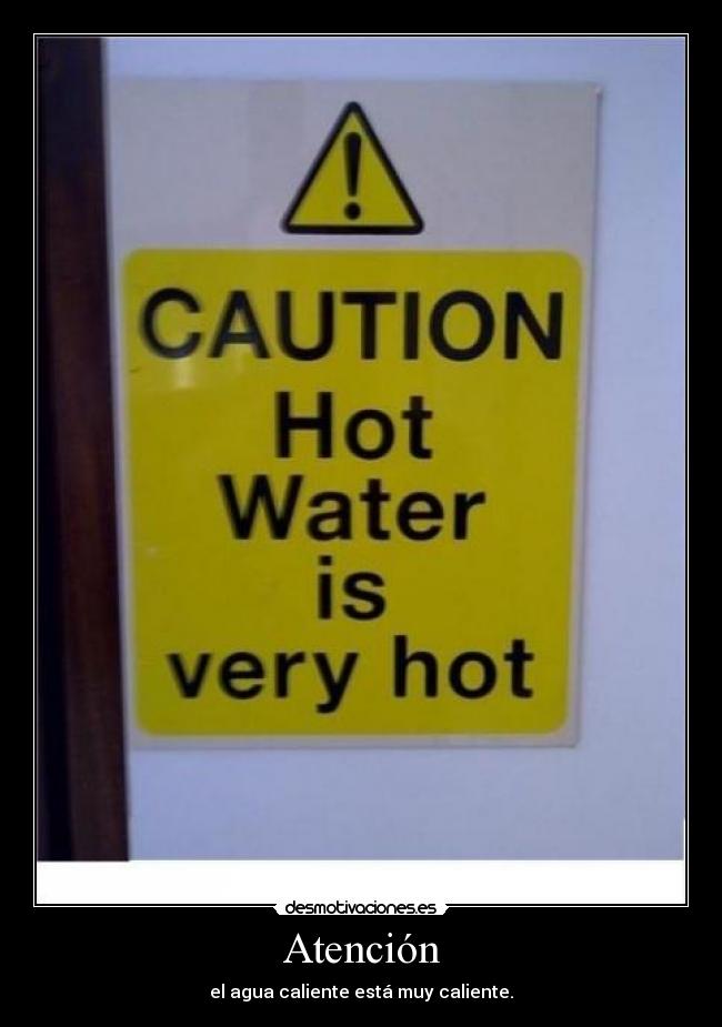 Atención -