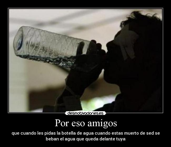 Por eso amigos -