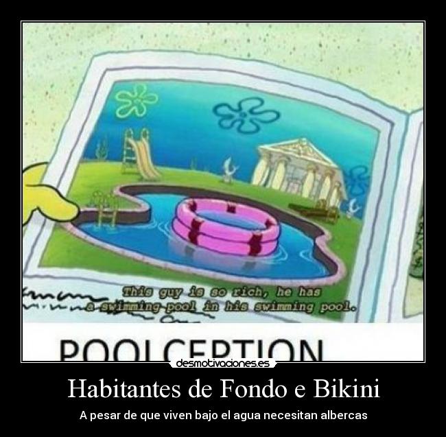 Habitantes de Fondo e Bikini - 
