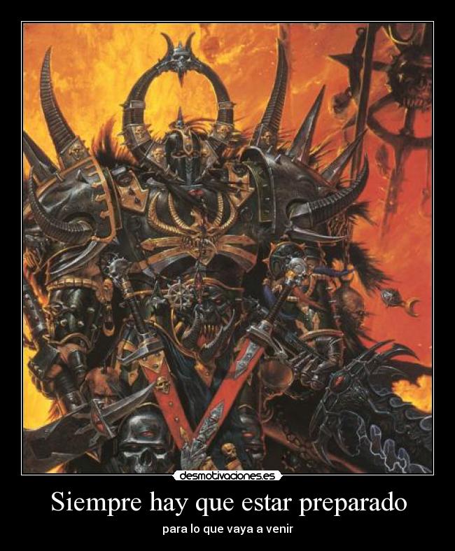 Siempre hay que estar preparado - 