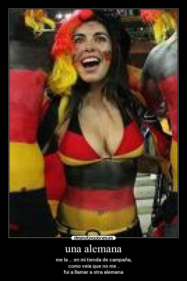una alemana -