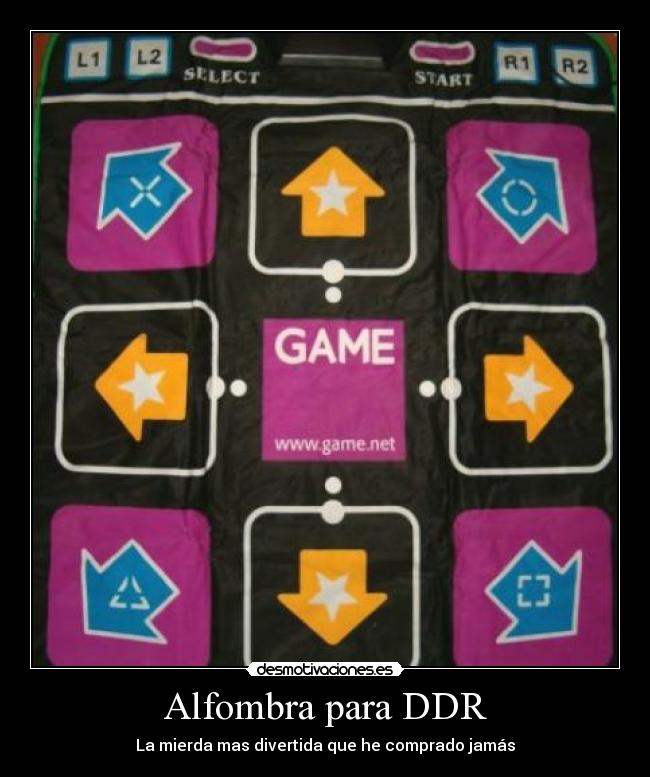 Alfombra para DDR - La mierda mas divertida que he comprado jamás