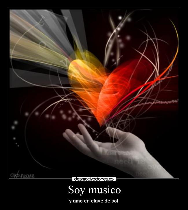 Soy musico - y amo en clave de sol 
