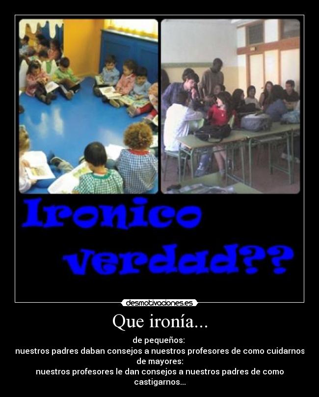 Que ironía... - 