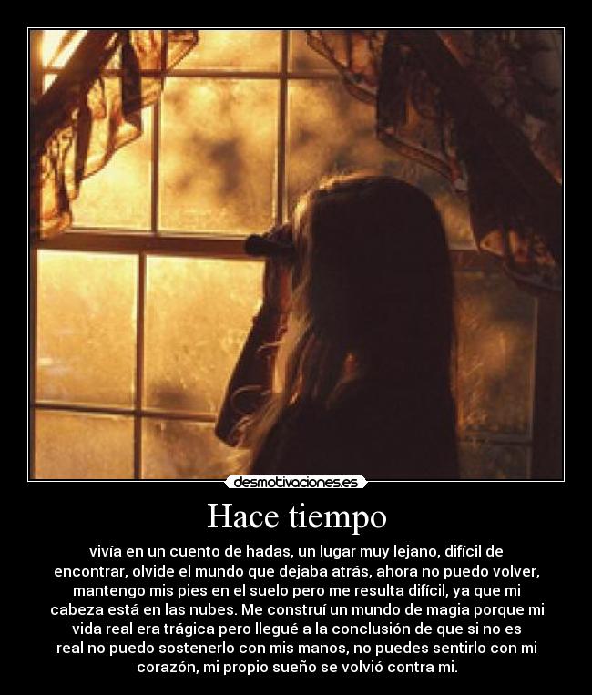 Hace tiempo -