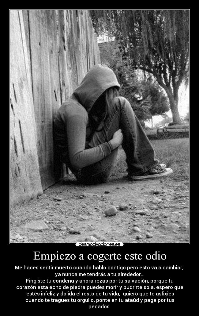 carteles odio alone bfmv desmotivaciones