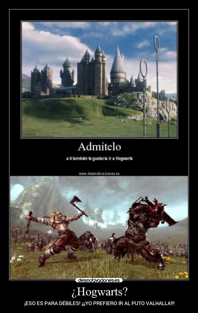 ¿Hogwarts? -