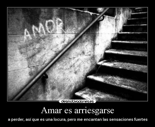 Amar es arriesgarse -