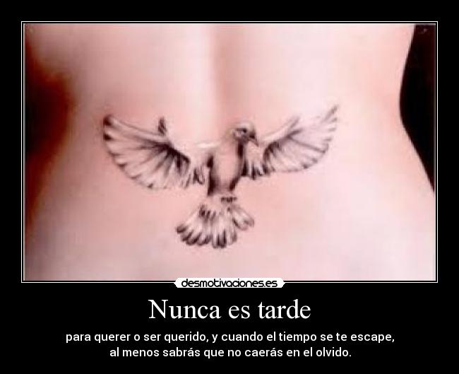 Nunca es tarde -
