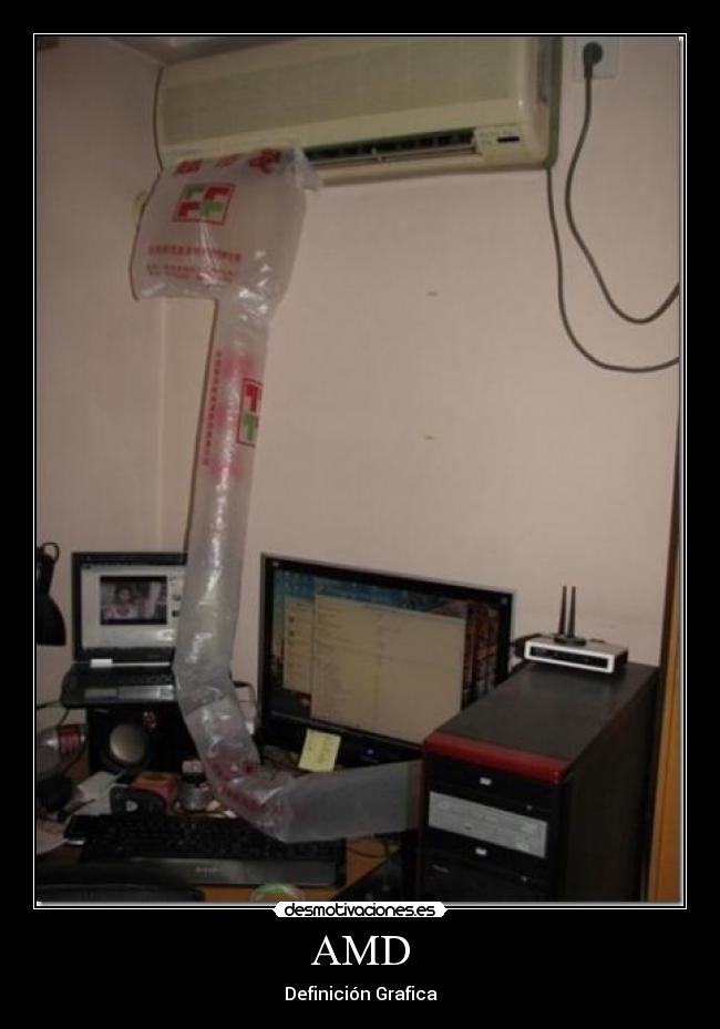 carteles amd desmotivaciones