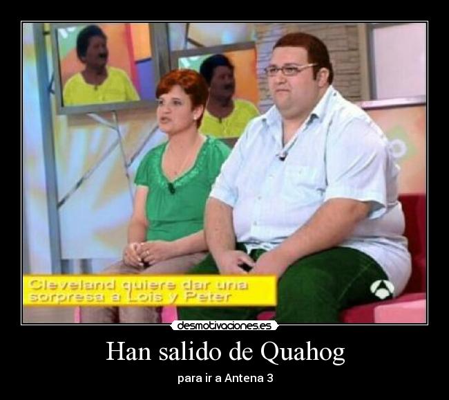Han salido de Quahog - para ir a Antena 3